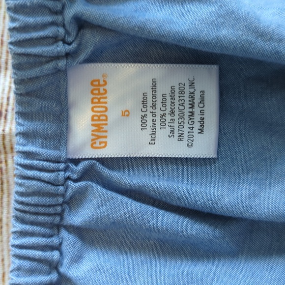 Gymboree Size 5 Chambray Dress - Picture 4 of 4